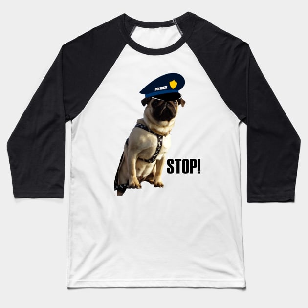 POLICE DOG Baseball T-Shirt by GClothes